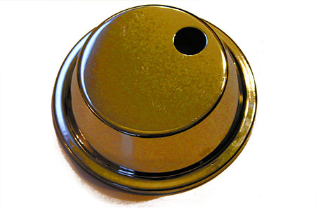 Corvette Headlight Actuator Cover, Gold Anodized, 68-82