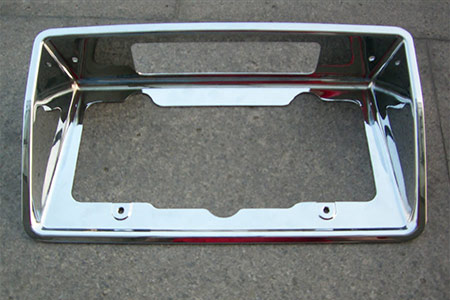 Corvette Rear License Plate Bezel, 63-73