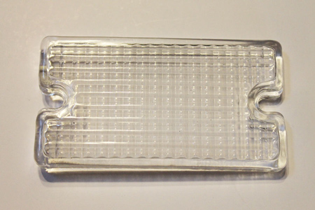 Corvette Under Hood Lamp Lens, Glass, 84-96