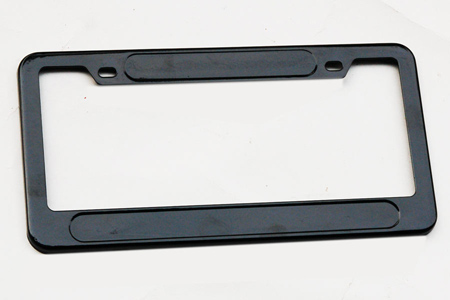 License Plate Frame, Black